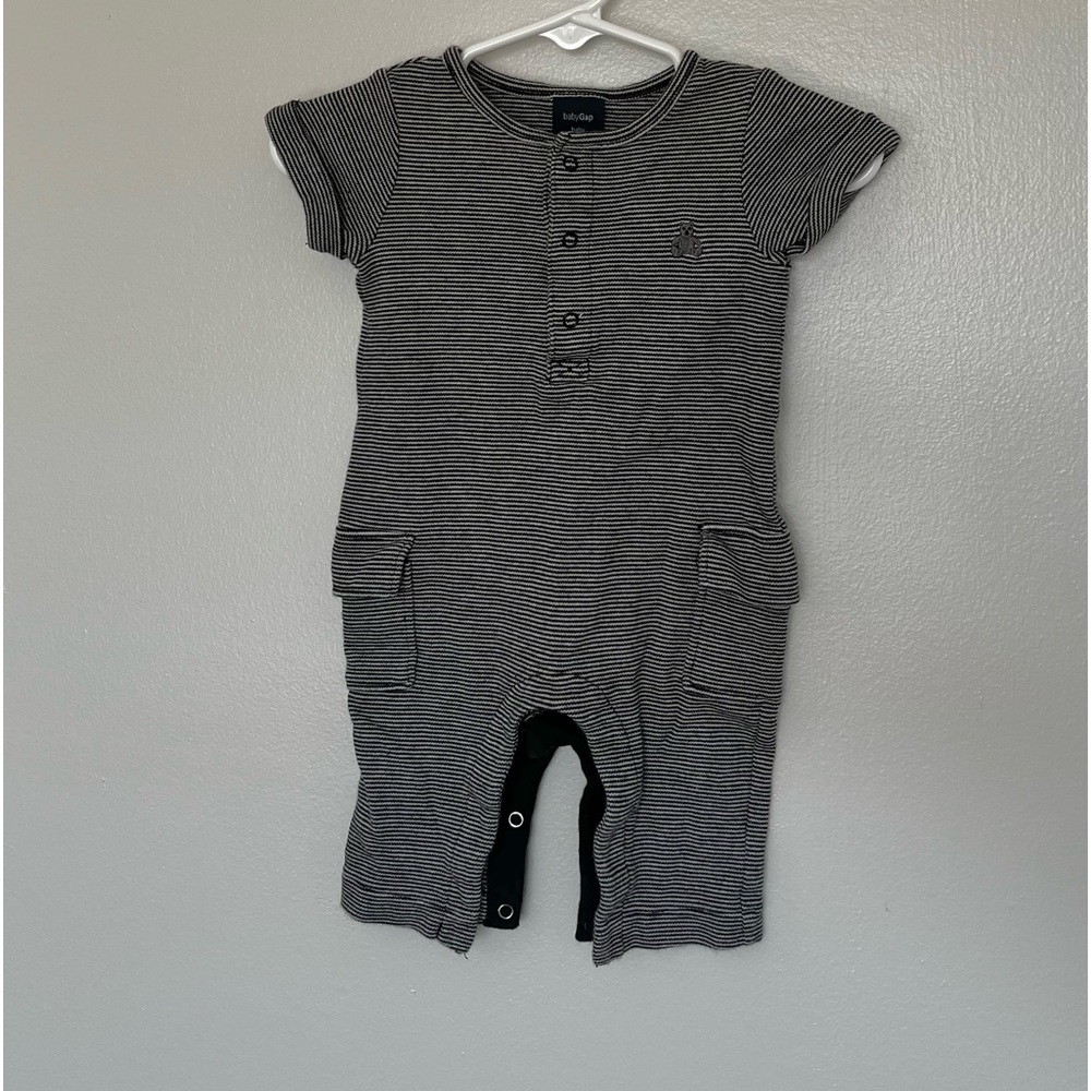 BabyGap Boys Striped One-Piece 0-3 Months